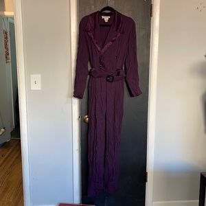 Purple 80s Jumpsuit